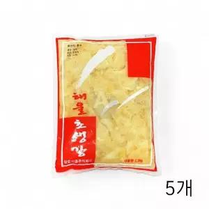 삼도식품 초생강 백색 1.4Kg X 5개 생강초 백초생강 장어구이 (WFGSKFW)