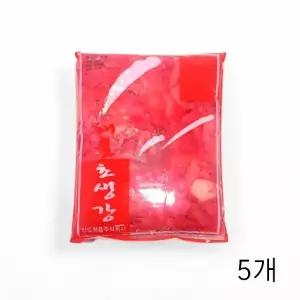 삼도식품 초생강 적색 1.4Kg X 5개 적초생강 적색초 장어구이 (WFGSKFQ)