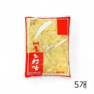삼도식품 초생강 백색 1.4Kg X 5개 생강초 백초생강 장어구이 (WFGSKFW)