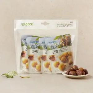 (G)피코크 군밤 60g*4입