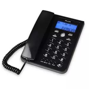 플럭스 쉽고 빠르게 연결하는 010 원버튼 유선전화기 PLX-PH01SWBK