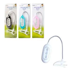 WSSTORE 3구 LED 집게 독서등 북조명등 학습용 실내조명