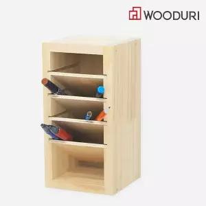 우드리 각도가 다른 수납꽂이 목공체험 목공 DIY 키트 수업 교육영상
