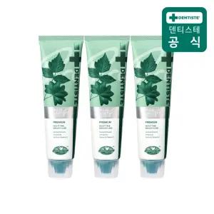 [T쇼페] 덴티스테 플러스화이트 프로 치약 100g 3개 불소함유