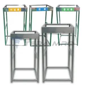 100L 200L-분리수거함.100L.200L.대형.스텐분리수거.야외.분리수거대.야외 야외 스텐 분리수거함