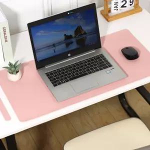 가죽 스티치 대형 80x40cm 데스크 장 패드 매트 책상 깔끔한 마우스 키보드 패드