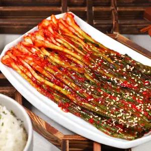 [셰프애찬] 매콤 알싸한 국산 파김치 1kg/pp