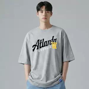 오버핏 프린팅 반팔 티셔츠 오버핏 빅사이즈 반팔티 BT-22