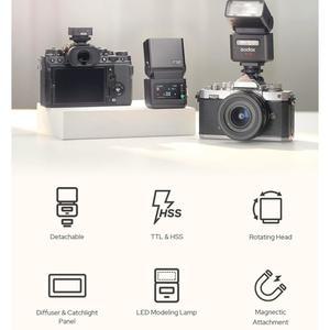GODOX 후지필름 IT32 스피드라이트 토치스크린 플래시 X5F TTL 후지 카메라용