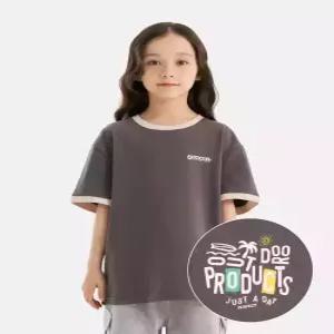 [아웃도어 프로덕츠 키즈]링거 백 그래픽 반팔 티셔츠 (차콜) OD262ISS13_CHC