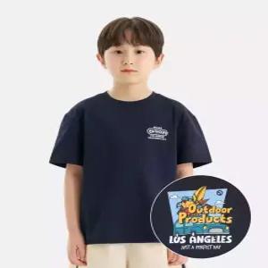 [아웃도어 프로덕츠 키즈]바캉스 백 그래픽 반팔 티셔츠 (다크 네이비) OD262ISS15_DNY