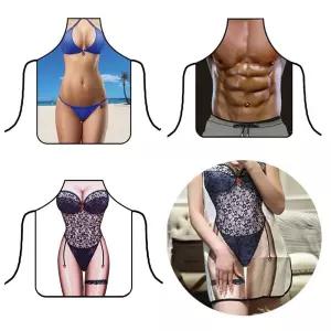 몸짱 근육 복근 방수 앞치마 신혼부부 신혼 웃긴 특이한 재밌는 집들이 선물 쓸데없는 쓸모없는 남성