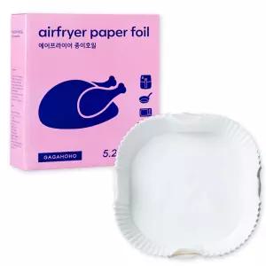 가가호호 에어프라이어 종이호일 5리터 사각 접시형 20x4.5cm 90장