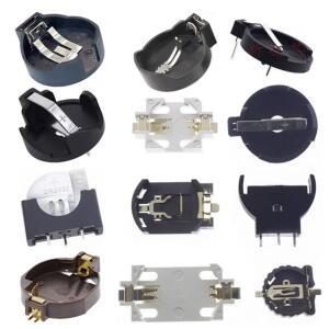 5pcs BS-2 3V CR1225 버튼 배터리 Ibuw 소켓 홀더 보관함
