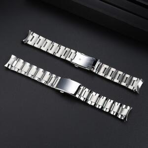Tissot 1853 T116617A 스틸 시계 호환용 호환용  솔리드 아크 마우스 스테인레스 체인 22mm 실버  용 벨트