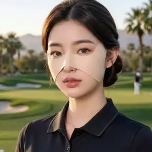 골프 자외선차단 마스크 기미차단 나비존 1+1 냉감 아우라핏 기미 스포츠 쿨링 귀걸이형