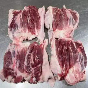 (한마음 미트) 국내산 한돈 쫄깃한껍질 덩어리 미사태 쫄데기 수육 찌개 장조림용 1KG,2KG 이상 (냉동)