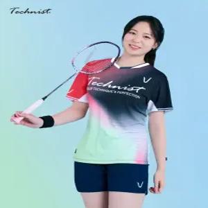 테크니스트 TNT56048 경기복 게임웨어 반팔티 배드민턴 피클볼 스포츠웨어 TNT56048