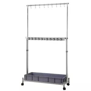 거치대 대걸레 마포걸레 받침대 이동식 6걸이 빗자루 물걸레 청소용품 정리대