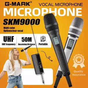 G-MARK SKM9000 무선 마이크 전문 UHF 주파수 조정 가능 결혼식 파티 쇼 교육을 사운드 선명도