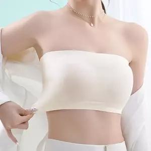 브라 논슬립 누디브라 튜브탑 심리스 노와이어 여름속옷
