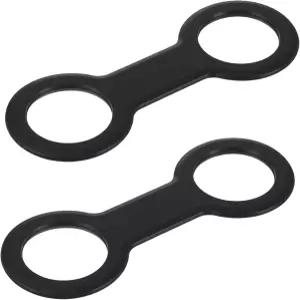 Zelphvt 스노클 키퍼 2개 마스크 다이빙 스트랩 튜브 홀더용 실리콘 클립 범용 리테이너 부착 스노클링