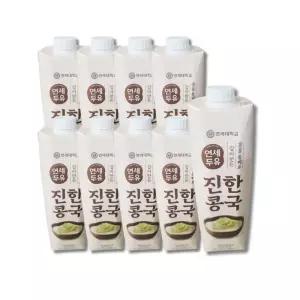 연세유업 콩을 통째로 갈아만든 진한콩국 1000ml 9팩