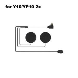 Y10/YP10 용 헤드셋 2X 바이크 오토바이 헬멧 블루투스 인터콤 전용 마이크 액세서리