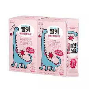 [빙그레] 잘키 딸기요거트맛 팝핑 유산균 프로바이오틱스 키즈유산균 30포 2박스