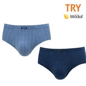 TRY 남성 삼각팬티 남자 모달 위버 브리프 2매 속옷