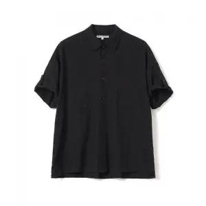 밀로 MILLO ARCHIVE 링클 체크 롤업 하프 셔츠 블랙 ML551BLK 142078