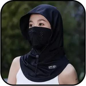 여름 발라클라바 페이스 마스크 자외선 차단 후드 통기성 풀 헤드 커버 여성 남성 사이클링 낚시용 선