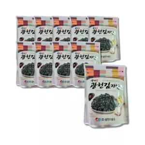 광천김 백제 고소한 콩가루 김자반 40g 10봉