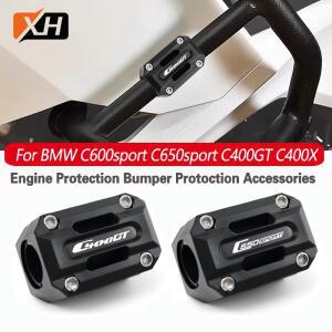 새로운 크래시 바 엔진 범퍼 보호 블록 22/25/28MM bmw 호환 C400X C650sport C X GT용 액세서리
