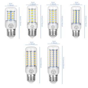 15W LED 옥수수 전구 E27/E26 스포트라이트 E14 천장 램프 B22 샹들리에 G9 실내 AC220V 스토리지 GU10 홈
