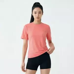 이지바이 1+1 투엘라 여성 아이스실크 냉감 라운드 반팔 티셔츠 W7OPSS10)
