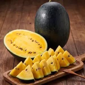 산지직송 GAP 저탄소 당도 높아 달콤하고 맛있는 노란수박 블랙망고수박 4kg