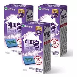 유한양행 해피홈 파워 매트 리필 30매 3개 모기