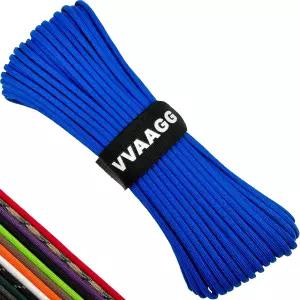 VVAAGG 550파운드 파라코드 로프 200FT 4mm 가볍고 내구성이 뛰어난 캠핑 7줄 나일론 낙하산 낚시용 빨랫줄