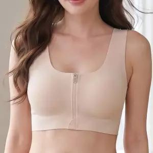 에이원 노와이어 에어핏 심리스 몰드 앞지퍼 브라 11370