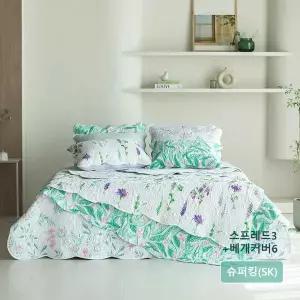 [메종노아][26SS/최신상/메종노아] SK 속건워싱 시어서커 스프레드3장+베개커버 세트6장 총9종 SK(슈퍼...