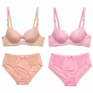 [라일리여성언더웨어] Rly 와이어브라 팬티 세트 여성레이스팬티 여성삼각팬티 49592269)