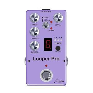 ROWIN RE 05 ER PRO 기타 딜레이 페달 트루 리버브 이펙트 튜너 멀티 코러스 루퍼 페달 바이패스