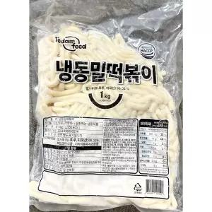 밀떡볶이떡 토담 누들떡 1K/밀？떵봉繭？/떡볶이떡/간식/업소용/밀떡/가정용/밀떡볶이/분식집/떡볶이/배달