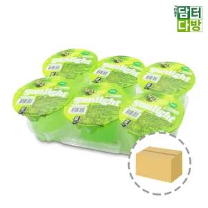 썬라이트 사과맛 푸딩젤리 180ml 1BOX (48개입) 유치원간식