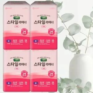 [디펜드] 디펜드 요실금 스타일 라이너 여성용 무향 롱 28매 4팩 팬티라이너 소변패드