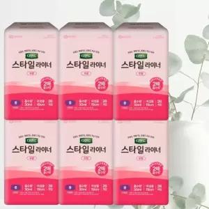 [디펜드] 디펜드 요실금 스타일 라이너 여성용 무향 롱 28매 6팩 팬티라이너 소변패드