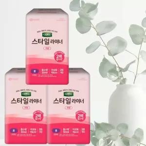 [디펜드] 디펜드 요실금 스타일 라이너 여성용 무향 롱 28매 3팩 팬티라이너 소변패드