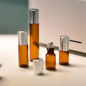[룽스_62]롤링 갈색 롤러볼공병 유리 롤온 공병 5ml
