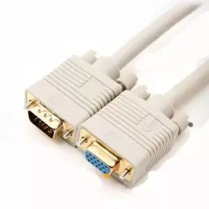 [룽스_63]모니터 RGB VGA D-SUB 연장 케이블 F 타 3M-M